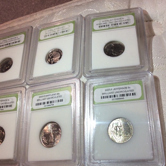 Huge Collection 30 INB Professionally Graded & Slabbed Old 1973 to 2000’s Coins - Picture 7 of 16